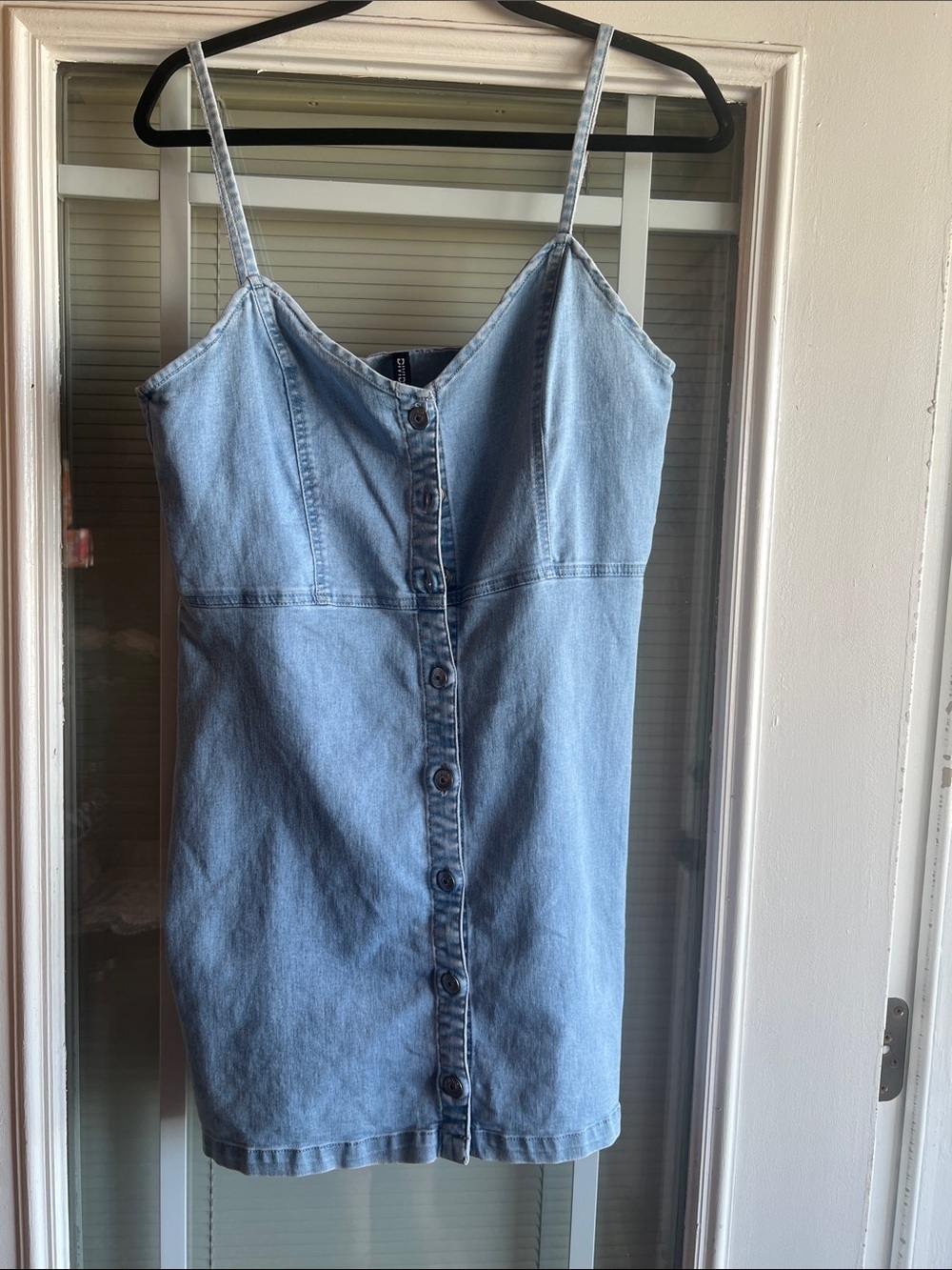 Divided Light Blue Denim Mini Dress